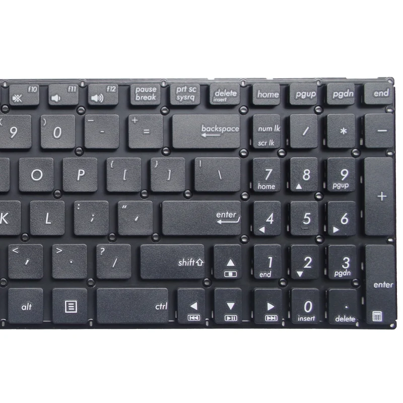 US-Tastatur für ASUS X551 F550 F550V X552C R513C X552E X551C X551CA Laptop-Tastatur, neu, englisch, schwarz