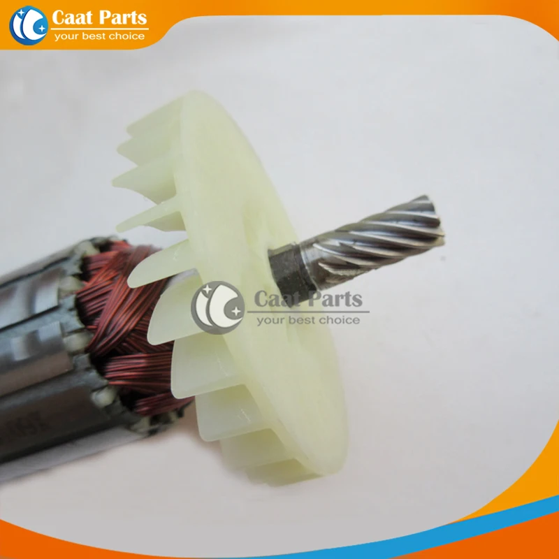 AC 220-240V 9-Teeth Drive Shaft Electric Circular saw Armature Rotor for Makita 5704R 5704RK 516489-7 5806B 518629-3