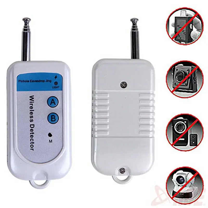 Free Shipping Wireless Signal Detector Anti Mini Spy Camera RF Ghost Sensor 100-2400MHz GSM Alarm Device Radio Frequency check