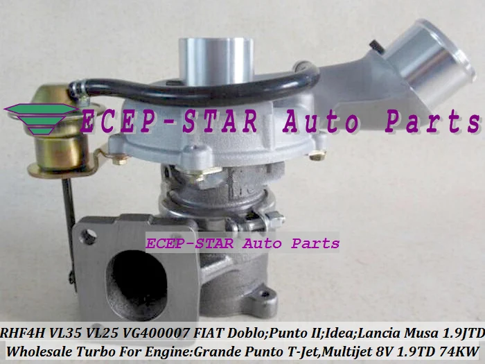 RHF4H VL35 VL25 VG400007 55181245 71783881 Turbo Turbocharger For FIAT Doblo Punto II Idea Lancia Musa 1.9 JTD Multijet 8V 1.9L