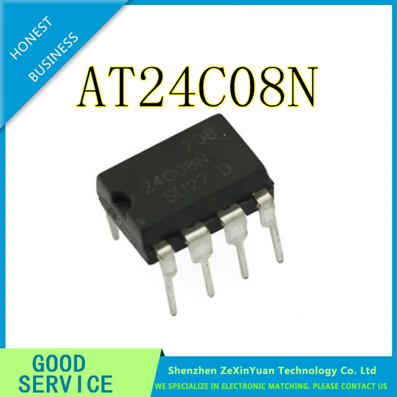 

100PCS/LOT AT24C08AN AT24C08N AT24C08A AT24C08 DIP-8 NEW IC