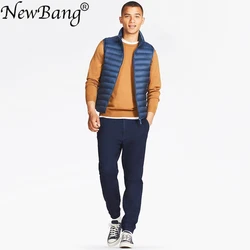 NewBang – gilet chaud sans manches pour homme, gilet Ultra léger, résistant, imperméable, hiver