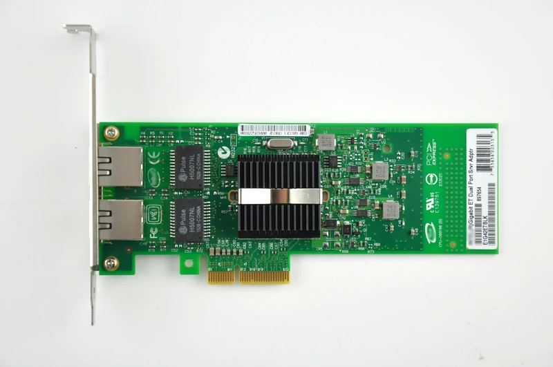 82576EB Chipset Dual Port PCIe X4 Gigabit Server Adapter E1G42ET 1Gbps