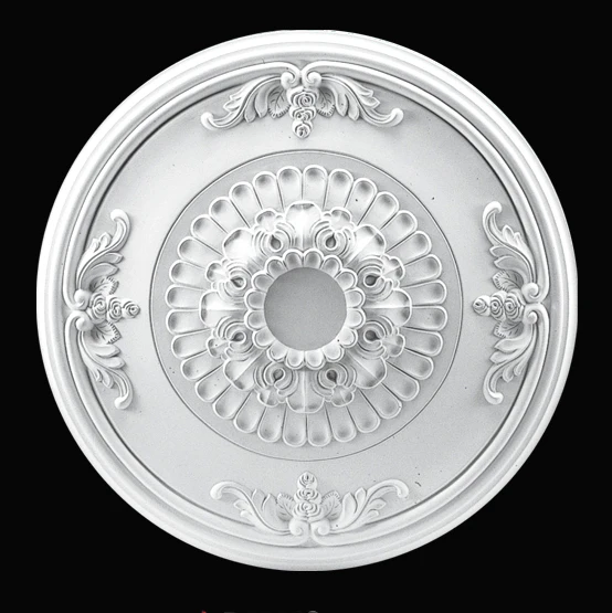 PU Polyurethane Decorative Pendent Lamp Base Chandelier Ceiling Rose Plate Droplight Paterage Decoration Rosette Medallion