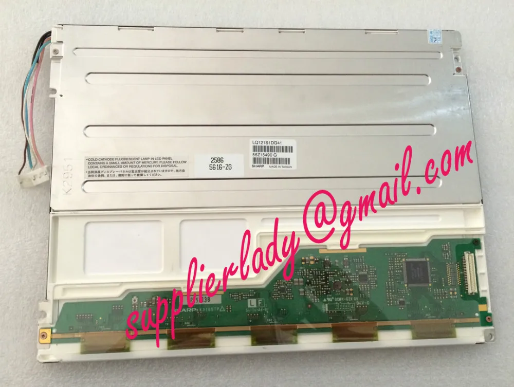 Original 12.1inch LCD screen LQ121S1DG41 K3165TP for industrial application free shipping