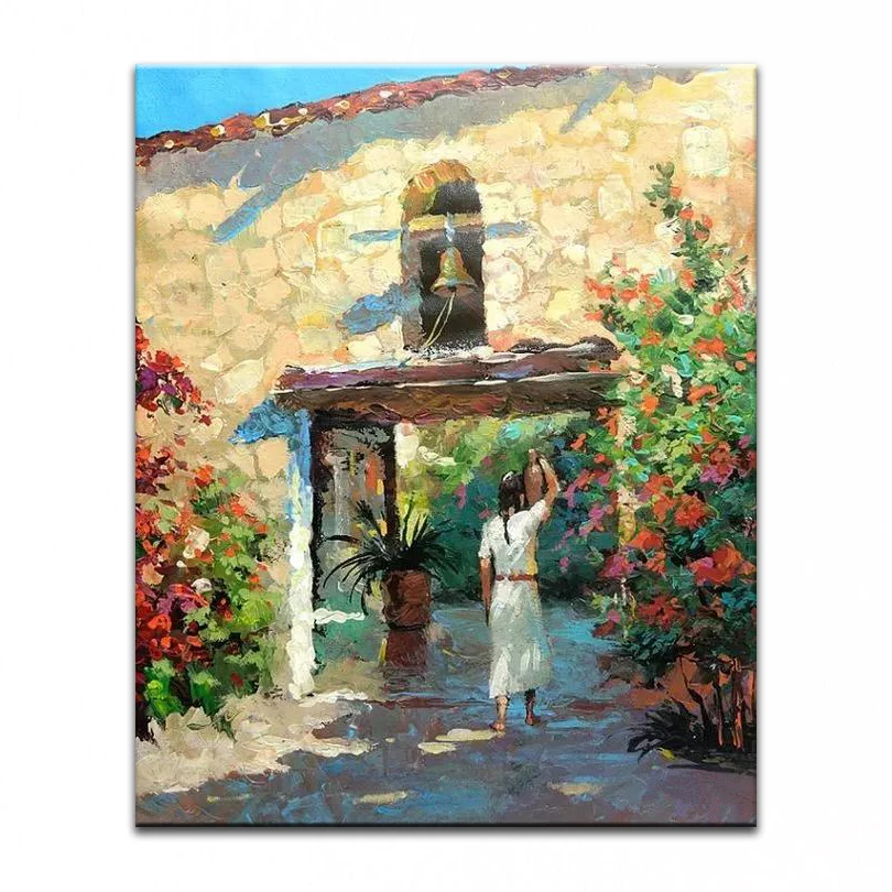 

DONGMEI OILPAINTING Hand Painted oil painting Home Decoration painting Knife Painting landscape pictures DM1705046