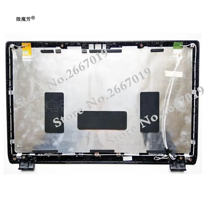 Used  LCD top cover case For SAMSUNG NP RC530 RC528 RF511 RF510 LCD BACK COVER A shell