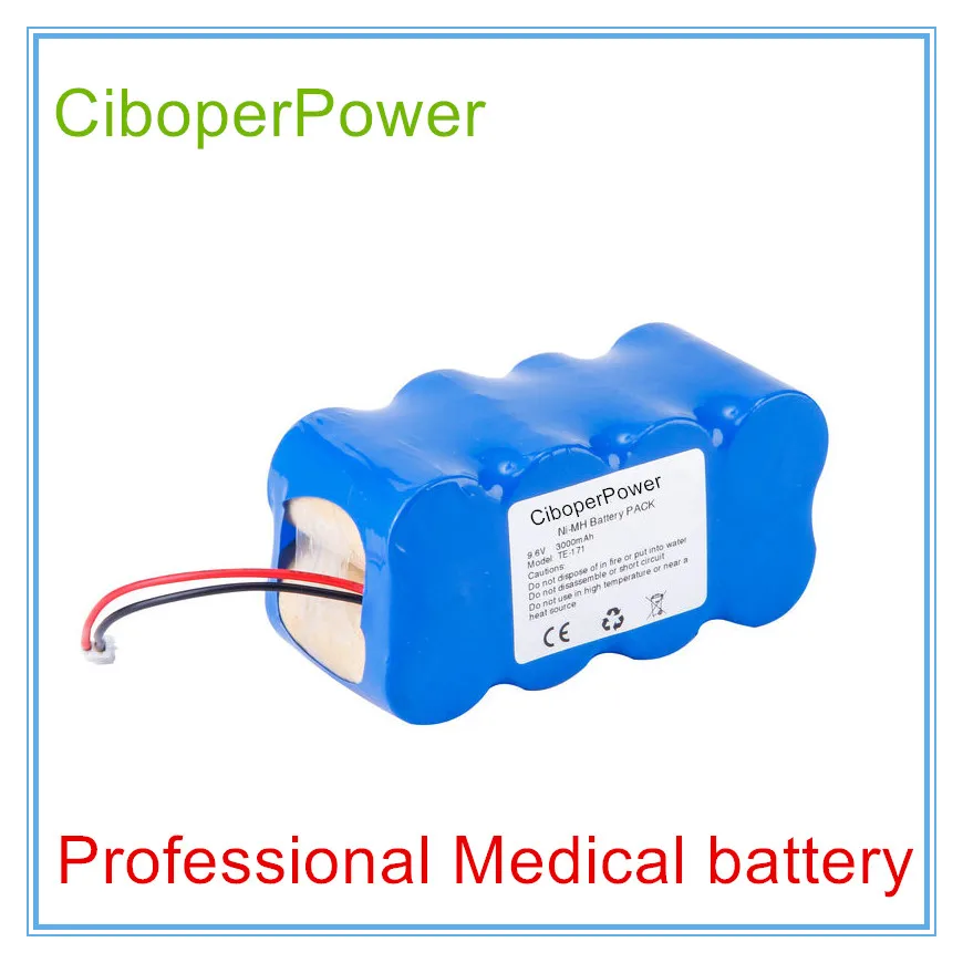 

Medical Battery Replacement FOR TE-171 TE-172 8N-1200SCK 9.6V 3000mah Infusion Pump Batteries