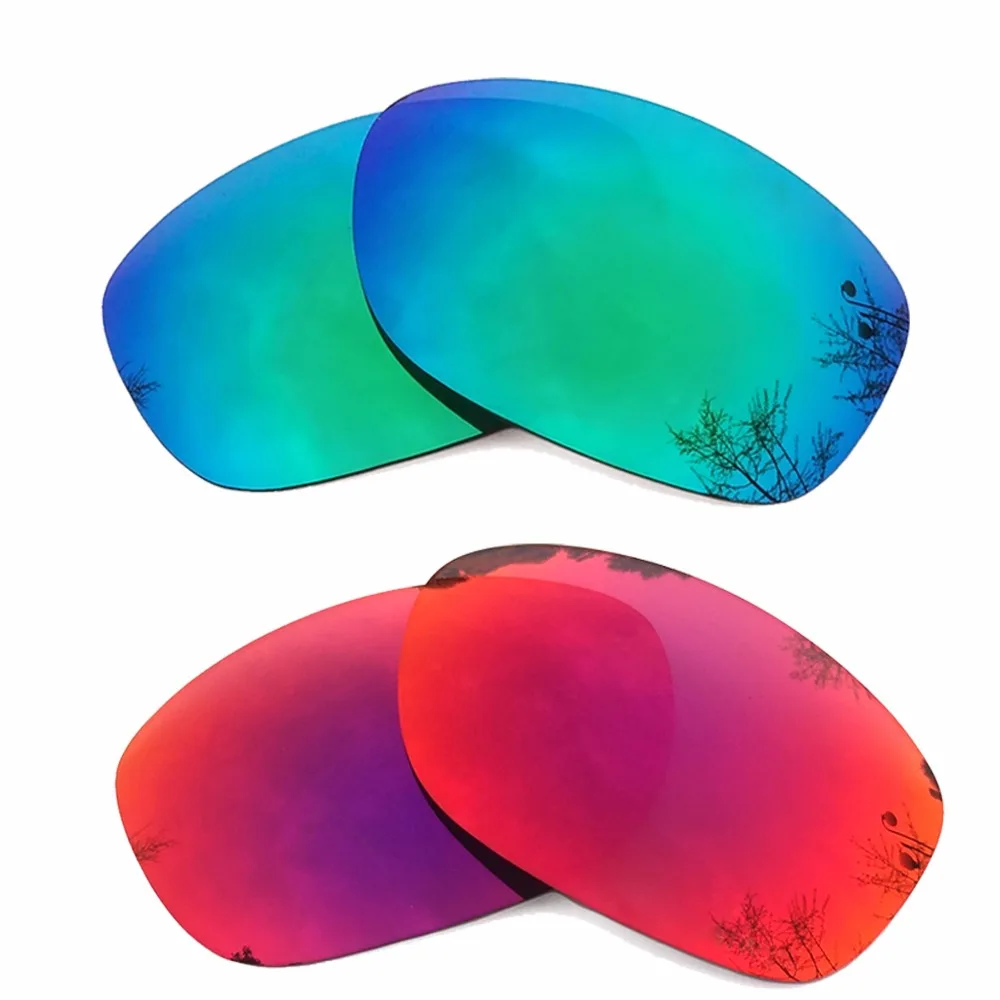 

Green Mirrored & Midnight Sun Mirrored Polarized Replacement Lenses for Pit Bull Frame 100% UVA & UVB