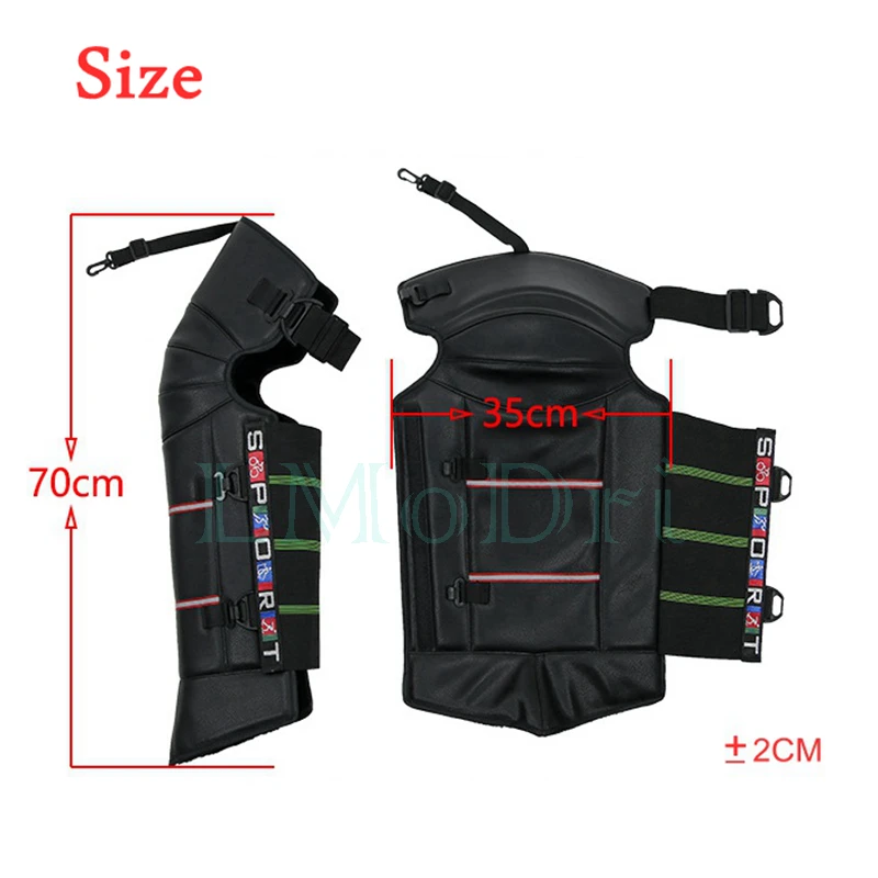 Lmodri Winter Scooter Motorrijder Warm Houden Kneepad Winddicht Warming Knie Pads Benen Protector Verdikking Koude-Proof