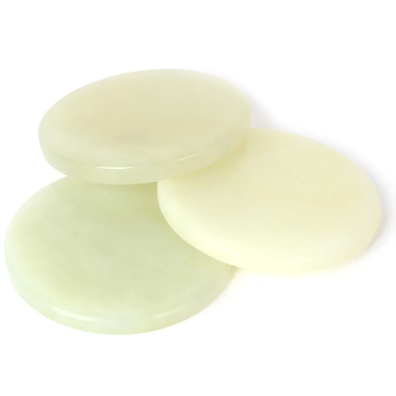 1PC Round Jade Stone Eyelash Extension Glue Adhesive Holder Eyelash Glue Pad Pallet Makeup Tool