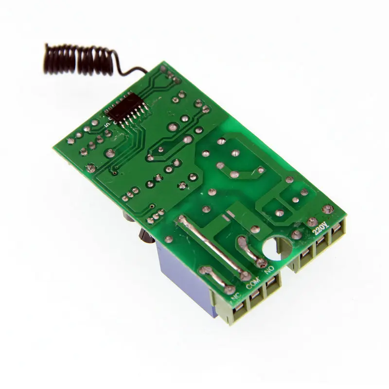 Szerokie napięcie AC 85V-265V 110V 220V 230V 1 kanał 1CH pilot bezprzewodowy RF odbiornik System przełączania LED + nadajnik