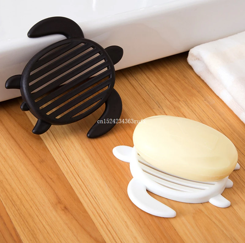 

500pcs Turtle Soap Holder PP Plastic Home Travel Soap Dishes Bathroom Accessory Soap Box Hand Washing Soap Dishes Free Shipping