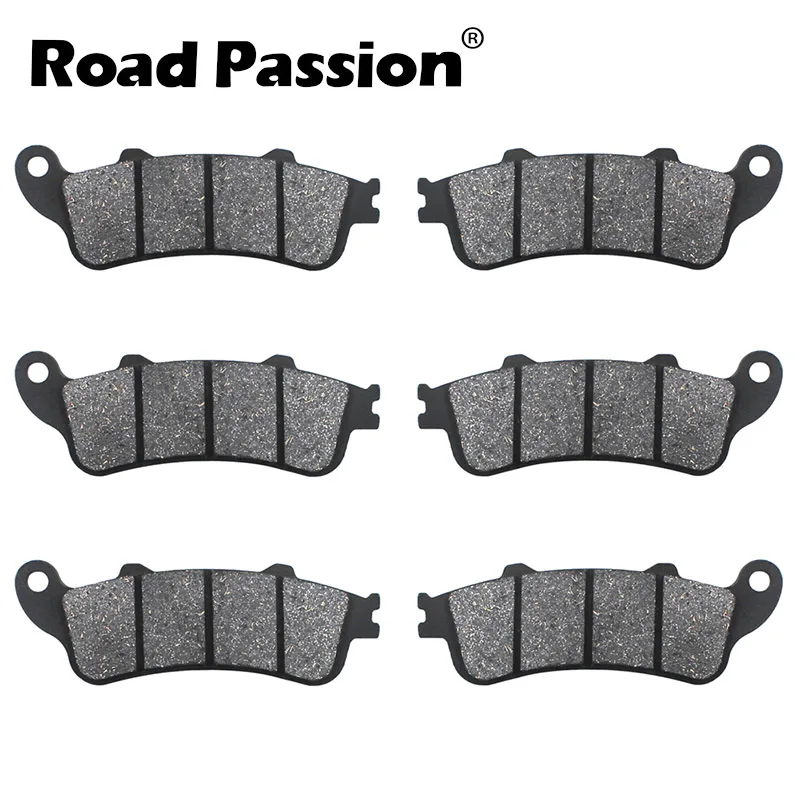 Road Passion Motorcycle Front & Rear Brake Pads For HONDA VFR 800 VFR800 Interceptor 1998-2005 CB 1100 SF X11 2000-2003