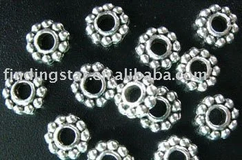 

900Pcs Tibetan silver metal daisy bead spacers 7mm A495