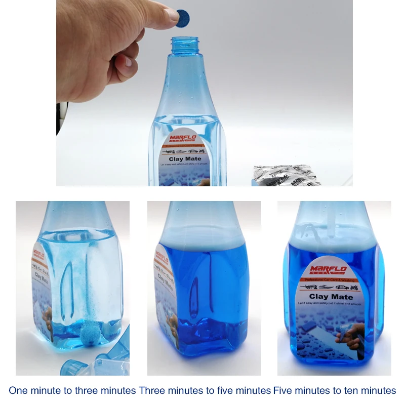 Magic Clay Lubricants 1 Bag (2pcs in a bag) Magic Clay Bar Lubricant Magic Clay Mate For Magic Clay Pad Towel Mitt