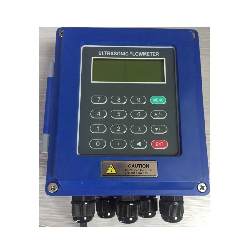 Free Shipping Professional High Precision Ultrasonic Flow Meter Wall Mounted Liquid IP67 Protection Tester Flow Meter Transducer