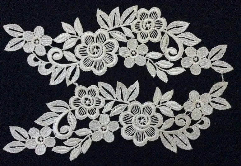 

25cm*8cm polyester embroidery mirrored applique,embroidery hair decoration patches,veil applique,XERY-BQ0923Q