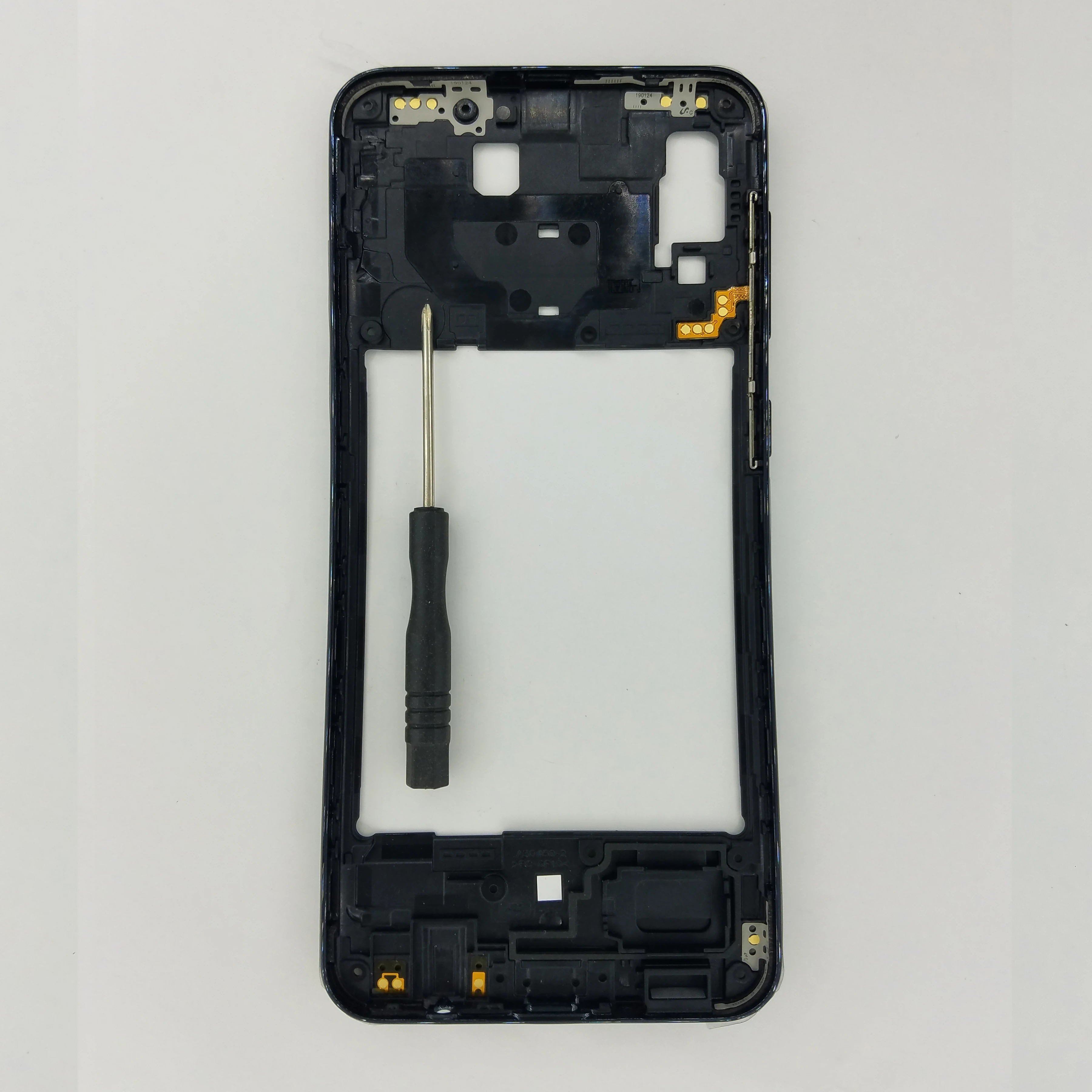 For Samsung Galaxy A30 A305 A305F A305FN A305G A305GN Phone New Side Housing Middle Frame Center Chassis With Buttons + Tools