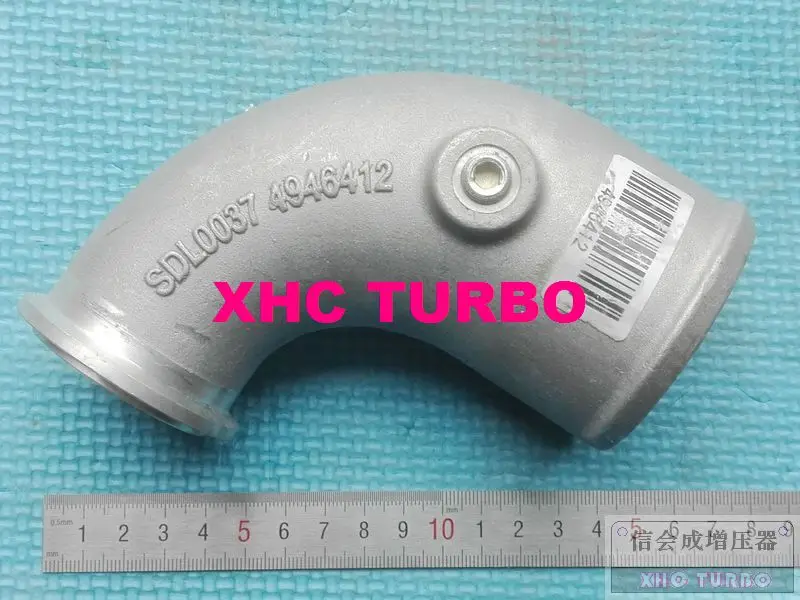 NEW HE221W HE200WG ISF3.8 Turbocharger Elbow Pipe 4946412 4898587 5291436