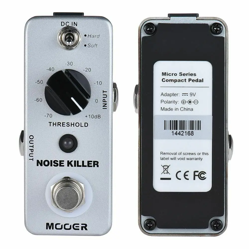 MOOER NOISE KILLER Mini Noise Reduction Guitar Effect Pedal 2 Modes True Bypass Mini Effect Pedal