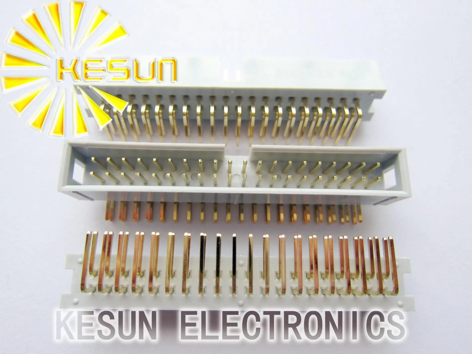 

100PCS/LOT Right Angle DC3-40P 2.54mm Full Gold 3U Male Box Header High quality