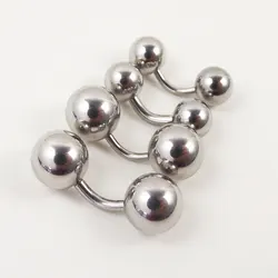1 Piece 6mm Length Curved Barbell Rings Vaginal rings Series ring Tragus Ear Piercing Nipple PA Ring Body Jewelry