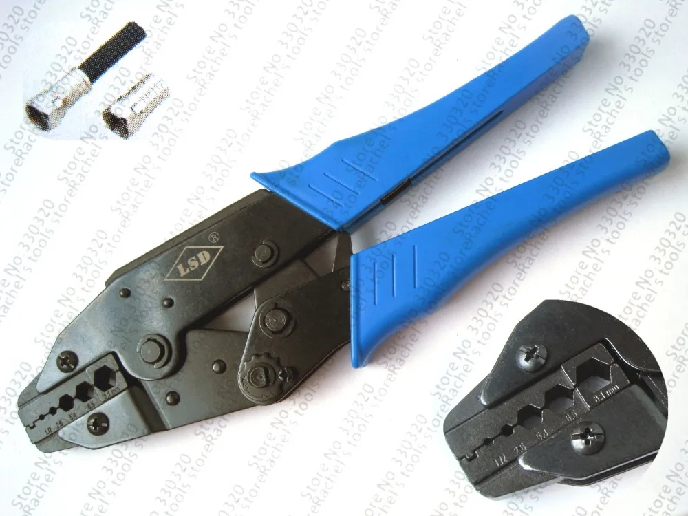 LS-05H Coaxial crimping tools RG55 RG58 RG59 coaxial crimper SMA/BNC connectors crimp tool carbon steel ratchet crimping pliers