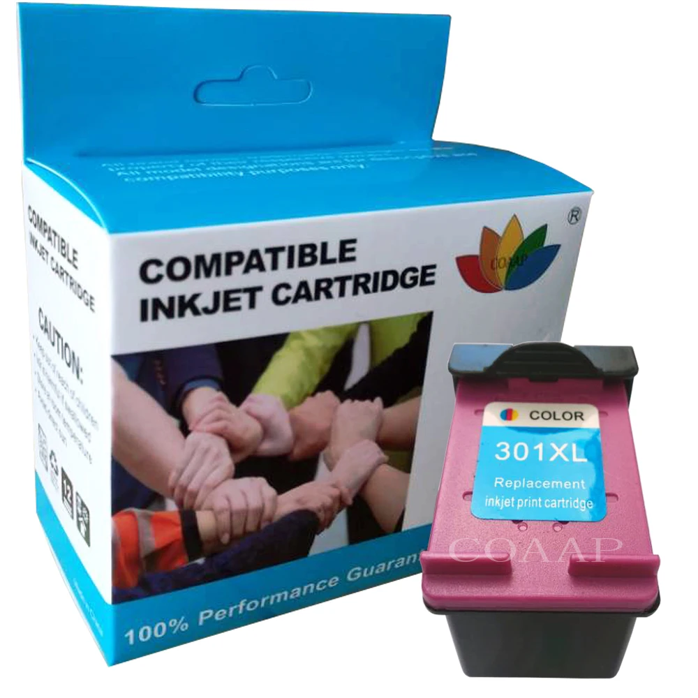 Compatible Ink for HP 301 XL Deskjet 1000 1010 1050 1050A 2510 2514 2540 2542 2547 Printer，Refilled Ink Cartridges hp301