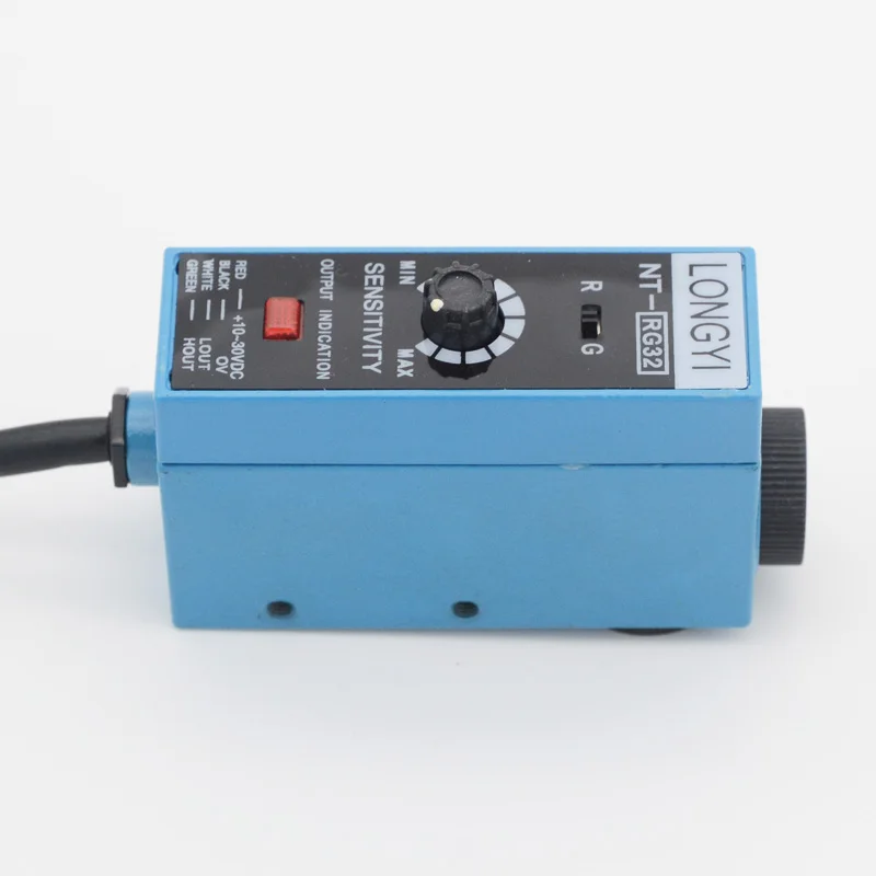 สี Sensor Photoelectric Eye NT-RG32 แก้ไข Photoelectric Switch กระเป๋าเครื่องความแม่นยำสูง
