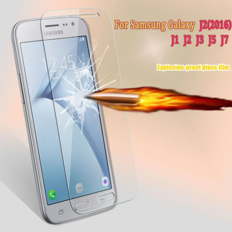 0.3mm 9H Tempered Glass For Samsung Galaxy J2 J3 J5 2015 2016 Explosion Proof Anti Shatter Glass Screen Protector Film