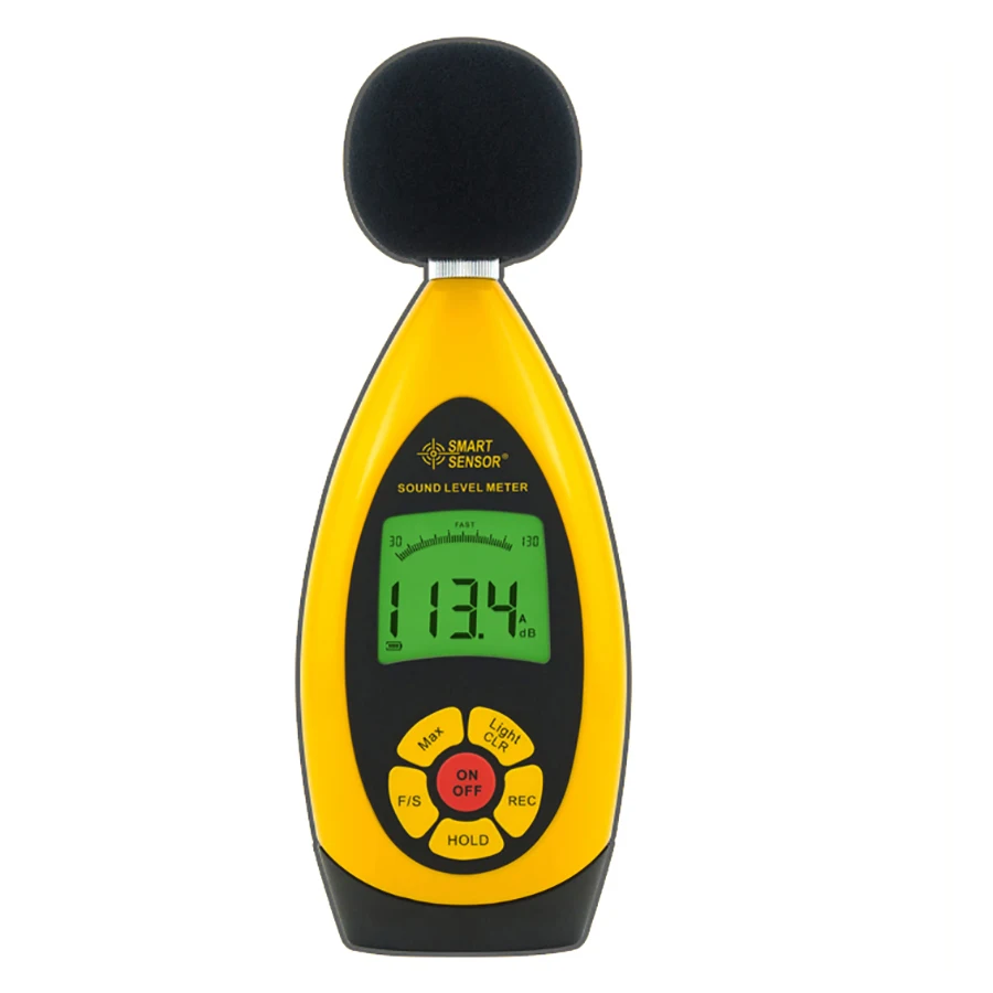 

Portable Sound Level Tester Noise Tester Decibel Level Meter for Industrial, Environmental and Aircraft Noise Smart Sensor AR854