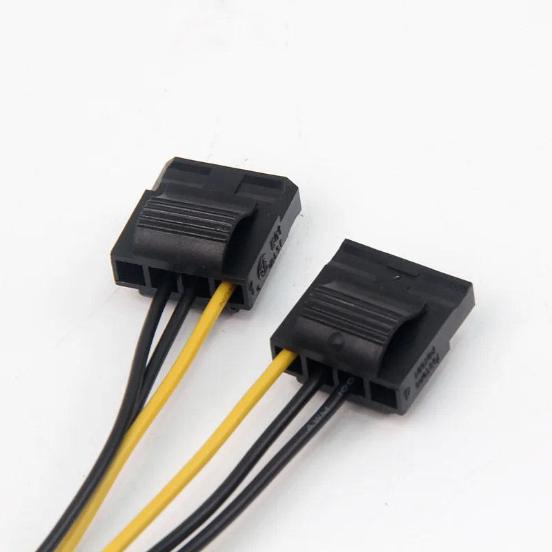 Кабель питания 6Pin Female/Dual 4Pin Female для видеокарты Molex 4Pin