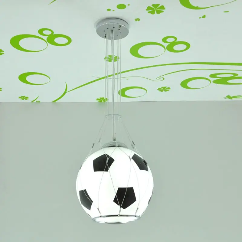 

Modern Football Basketball Children's Room Pendent Lights Cartoon Kid Bedroom Lamp Boys Room Pendant Light