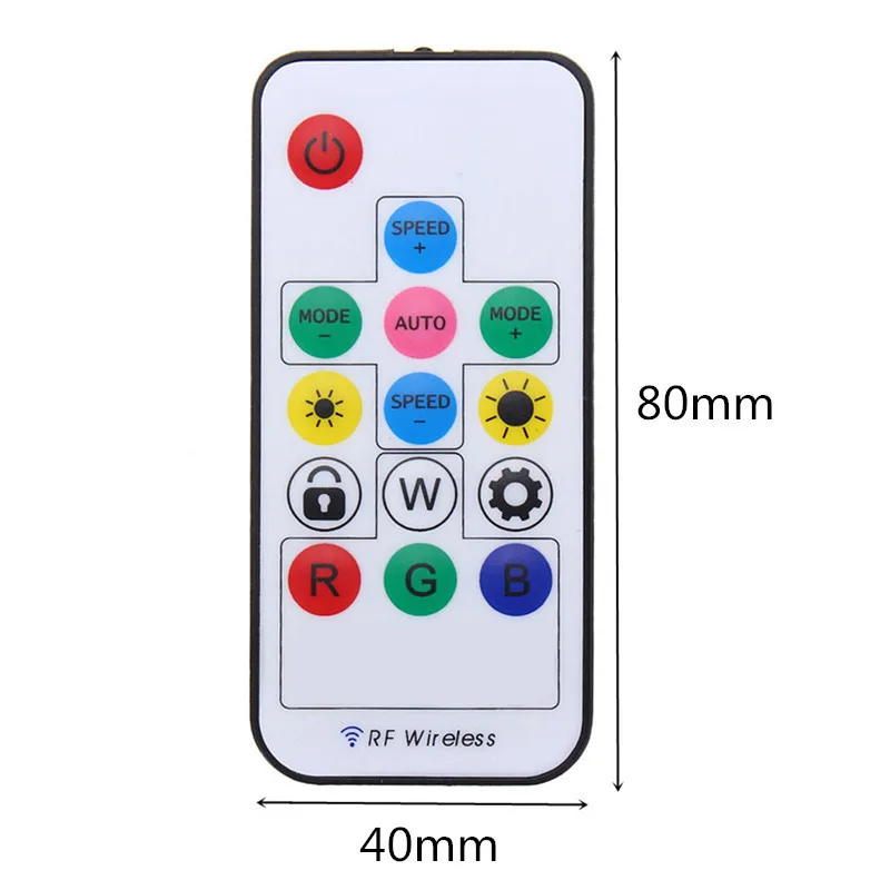 5-24V USB Pixel LED Controller for WS2812B Digital LED Pixel Strip with 14key RF Wireless Remote DIY WS2812 Control Addressable