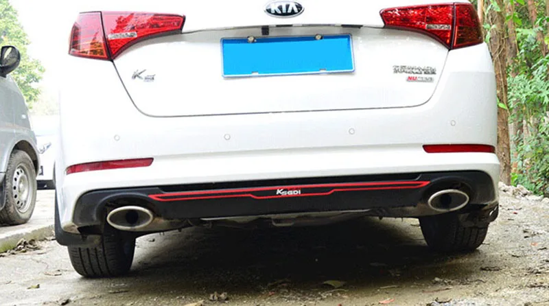 Sport Red Turbo Front and Rear Bumper Sticker Vinyl Decal for Kia K5 Optima 2011 2012 2013 2014 2015