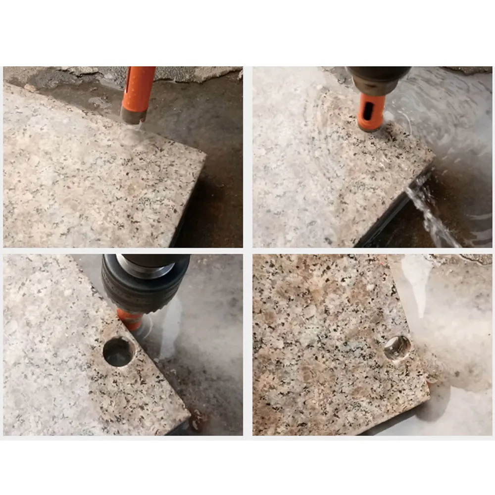 Kim Loại Kim Cương Khoan Core Bit Đá Mũi Khoan Cưa Lỗ Khoan Bits Chuông Thấy Cho Kính Gốm Sứ Ngói Đá Cẩm Thạch đá Hoa Cương