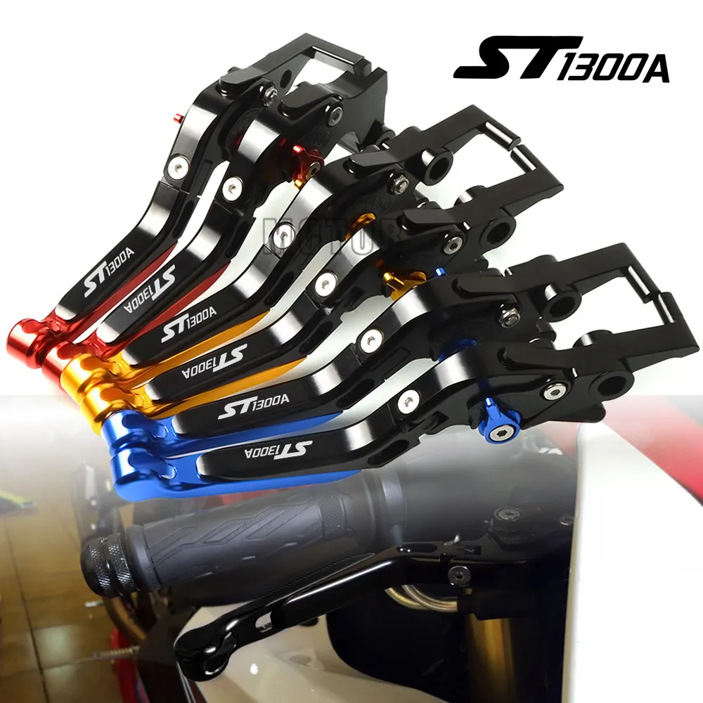 Motorcycle CNC Aluminum Adjustable Folding Brake Clutch Levers For Honda ST1300/ST1300A 2003 2004 2005 2006 2007 ST 1300A 1300 A