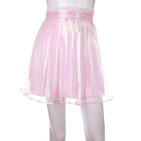 Princess sweet lolita skirt BOBON21 color intrigue pleated kilt, lace empire-waist pure color cosplay skirt B1489