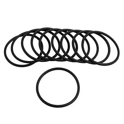 

10 Pcs Black Rubber 40mm x 2.5mm Oil Seal O Rings Gaskets Washers