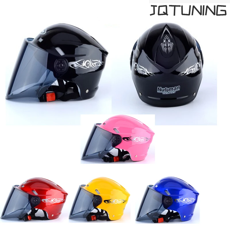 

JQTUNING-High Quality Half Face Helmets Summer Jet Electric Scooter Helmet Casco Motorbike Capacete
