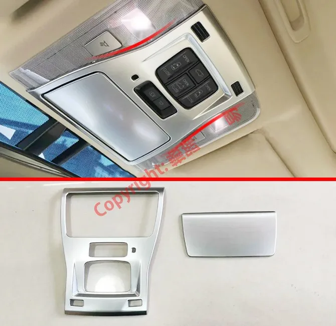 ABS Interior Lights Reading Lights Cover Trim For Toyota Alphard Vellfire AH30 2016 2017 2018 2019 2020 Car Accessories Stickers