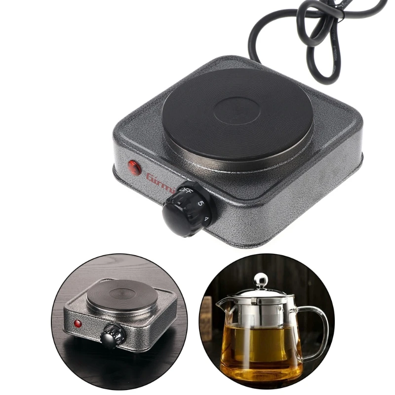 Mini Electric Stove Coffee Heater Plate 500W Multifunctional Home Appliance Kit Mar28