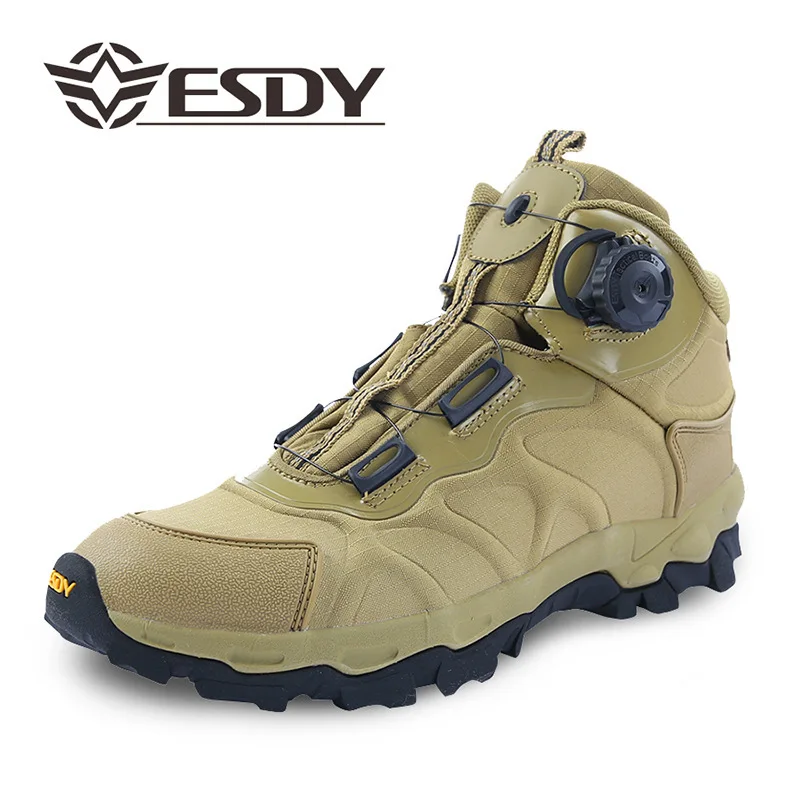 

Waterproof Tactical Military Boots Men Climbing Hiking Shoes Quick Respons Special Arms Camping Hunting Shooting Male Sneakers