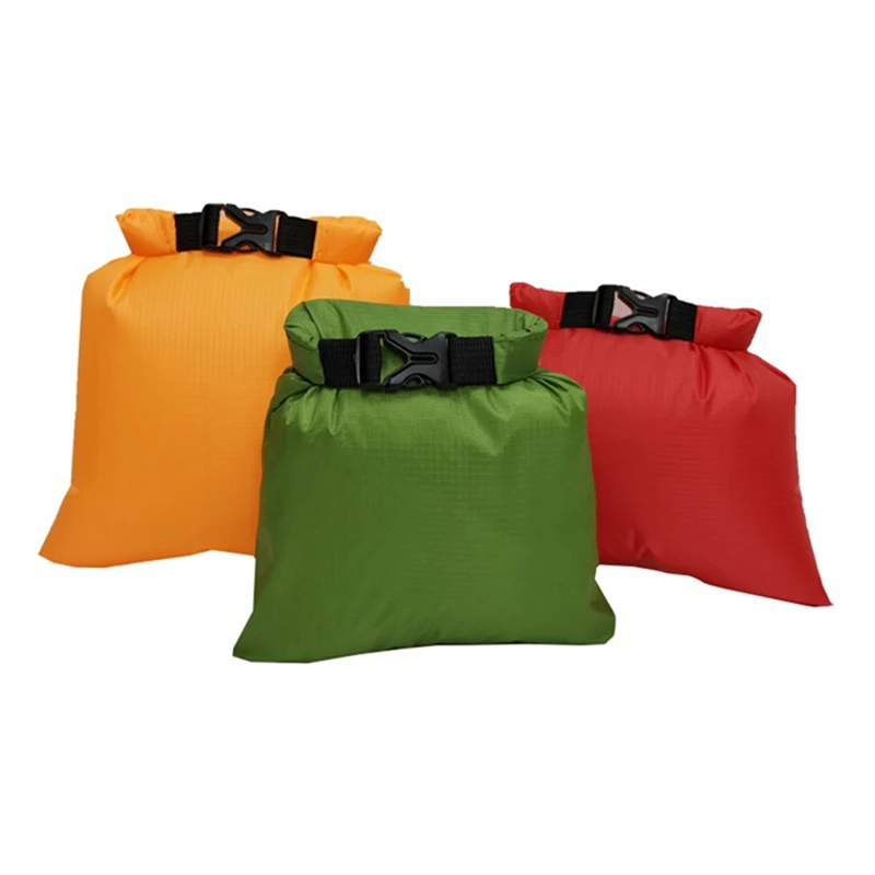 Bolsa impermeable de 1,5l/2,5l/3L para exteriores, impermeable, para Rรญo, rafting, nataciรณn, bote, resistente al agua, 3 unids/set por juego