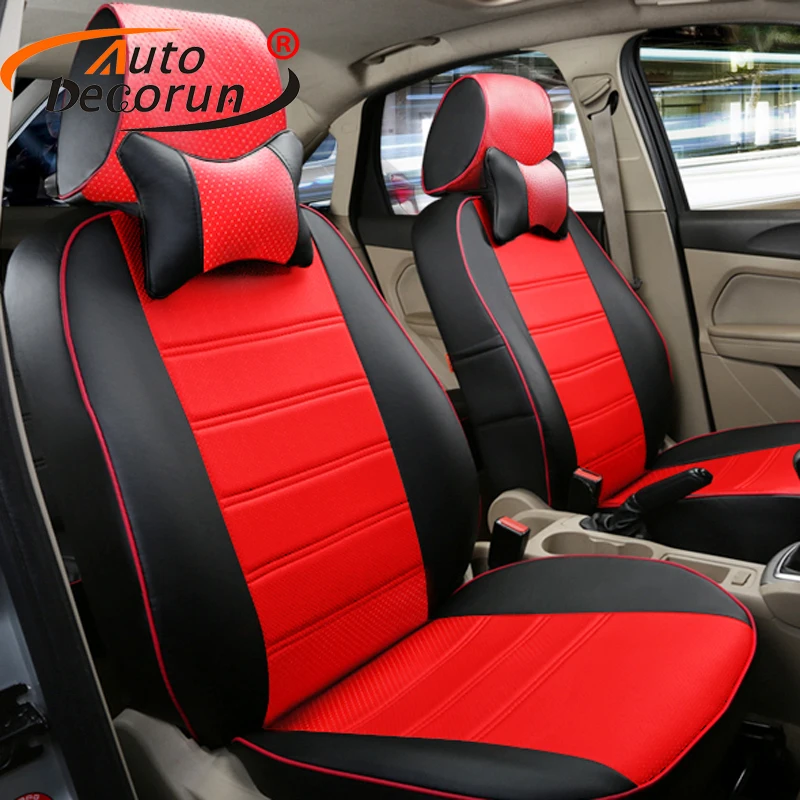 AutoDecorun Custom seat covers leather for Lotus L3 L3GT accessories seat cover set cars seat cushion covers support protectors