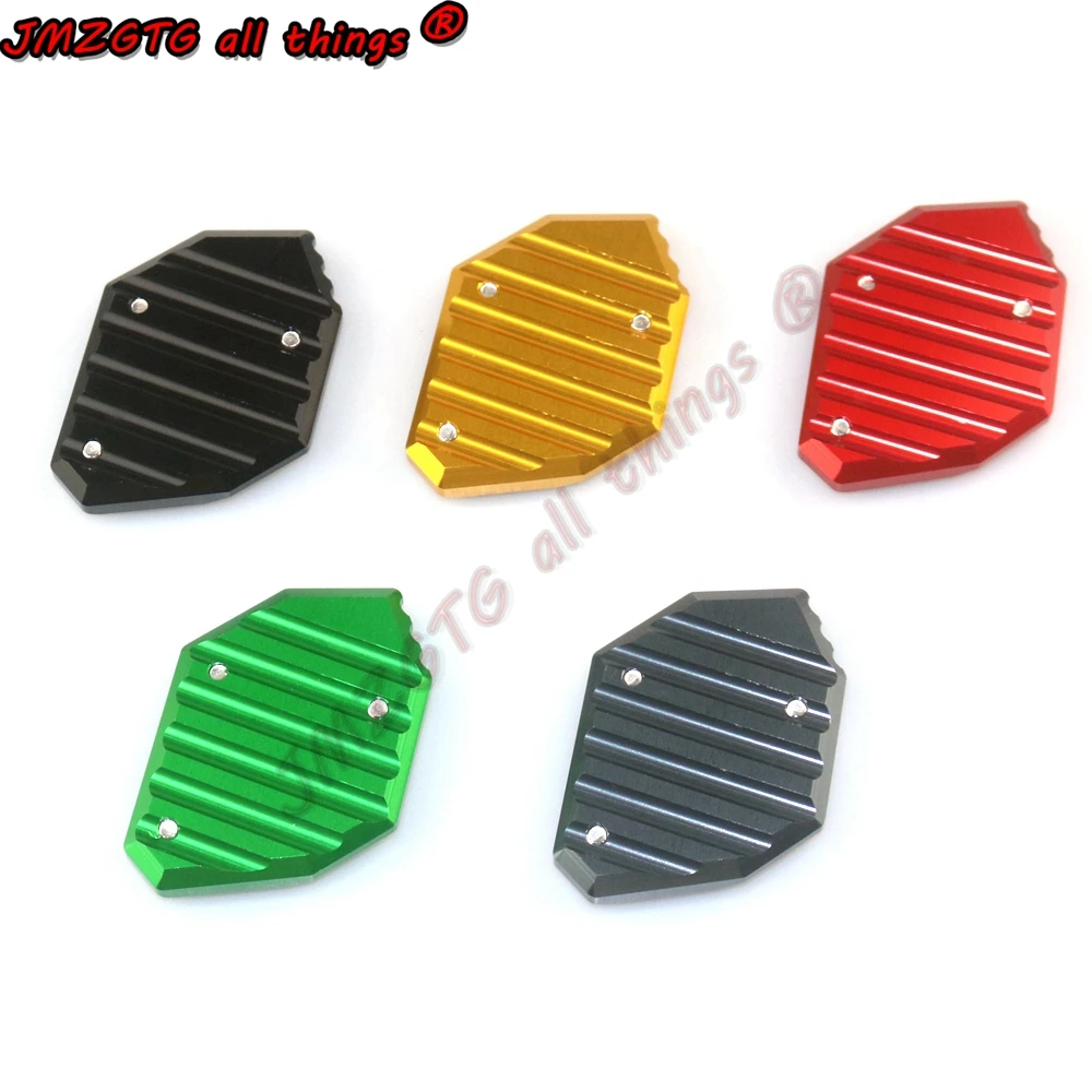 For KAWASAKI NINJA250R NINJA300R ZX250R ZX300R 2013-2018 Aluminum Motorcycle Side Stand Plate Kickstand Extension Pad Enlarger