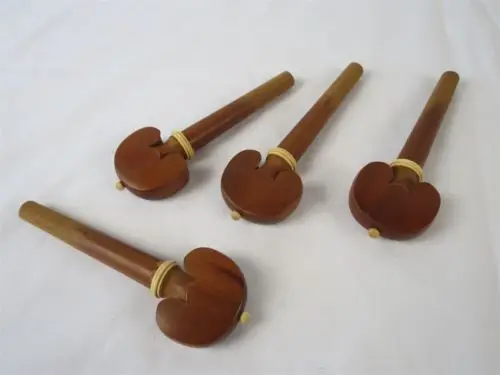 

High quality Cello part,2sets (8pcs) cello pegs natural Jujube wood