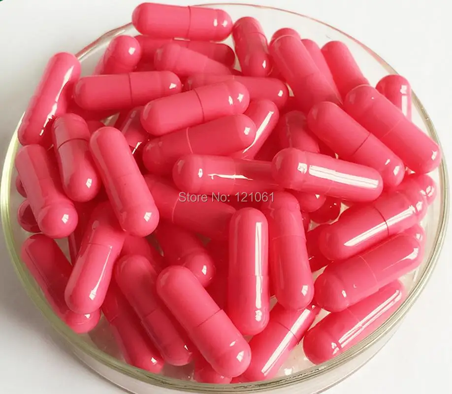 

0# 10,000pcs!pink-pink colored empty capsules size 0,hard gelatin empty capsules size 0(joined or seperated capsules)