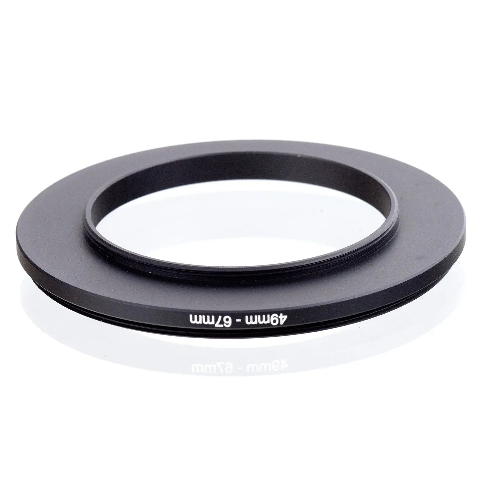 49 mm-67 mm 49-67 mm 49 a 67 mm 49 mm a 67 mm Anillo adaptador de filtro de lente reductor de metal Paso